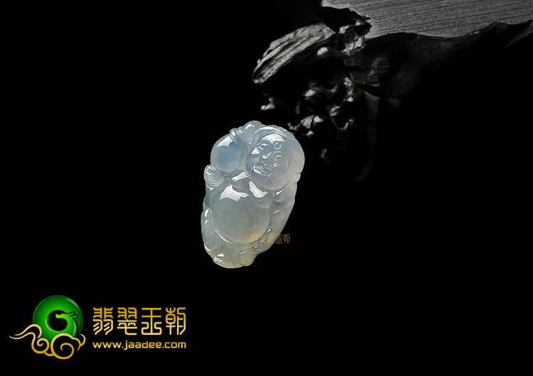 冰种晴水站佛挂件