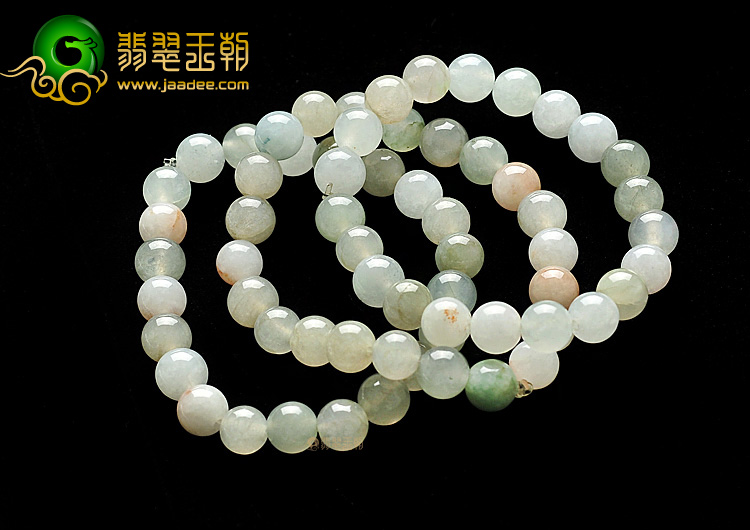 糯冰种三彩手链(一批走)