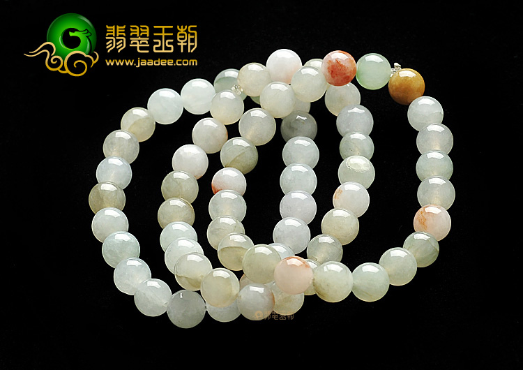 糯冰种三彩手链(一批走)