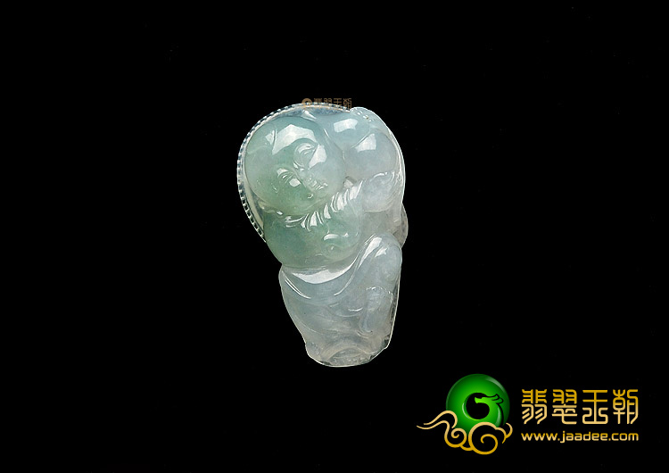 冰种晴水童子挂件