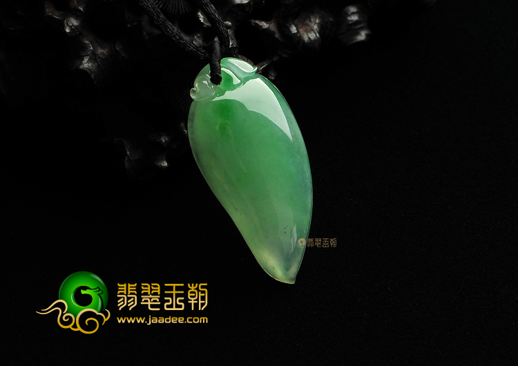 冰种飘翠福瓜挂件