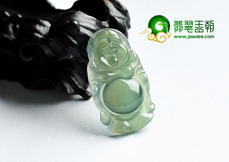 冰种晴水站佛挂件
