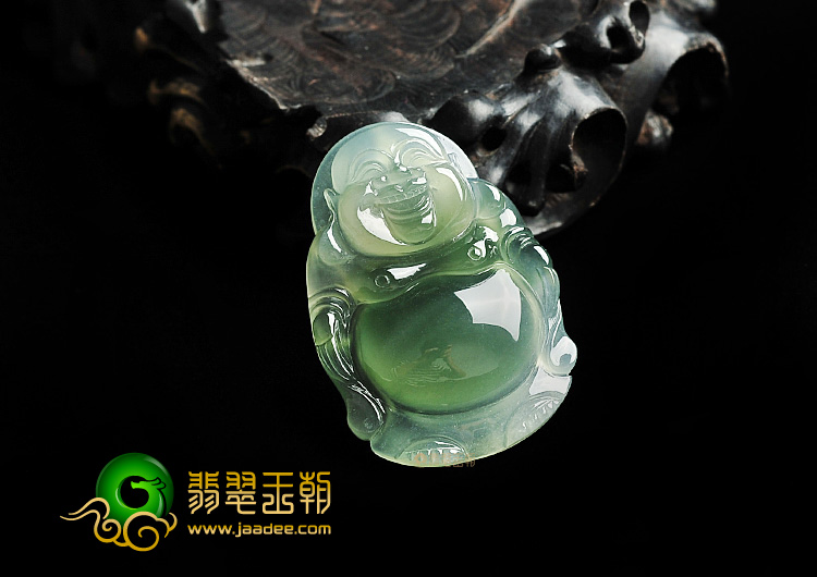 冰种晴水站佛挂件