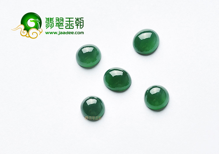 冰种蓝绿戒面（单价）