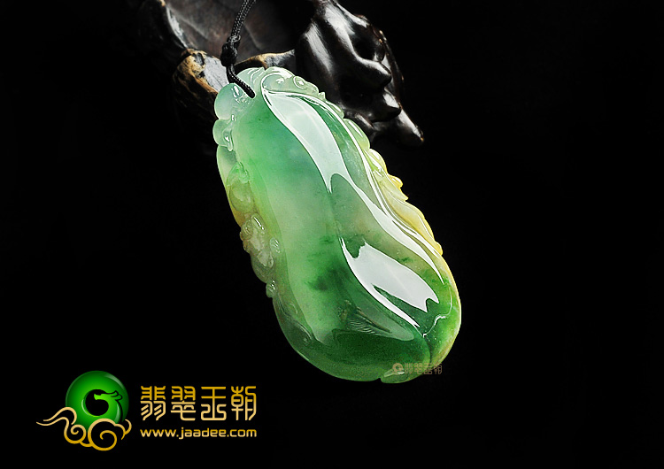 (超值推荐)冰种黄加绿福瓜挂件
