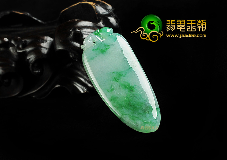 冰种飘翠福瓜挂件