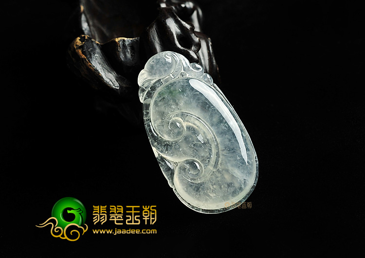 冰种无色如意挂件
