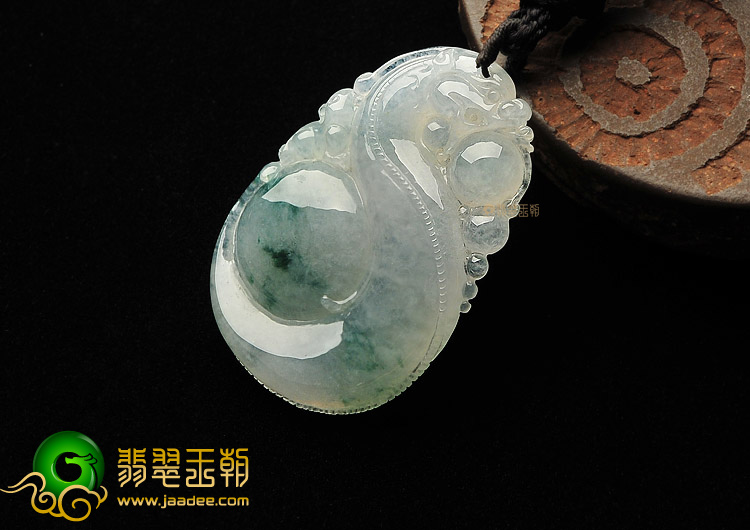 (超值推荐)冰种飘花龙行如意挂件