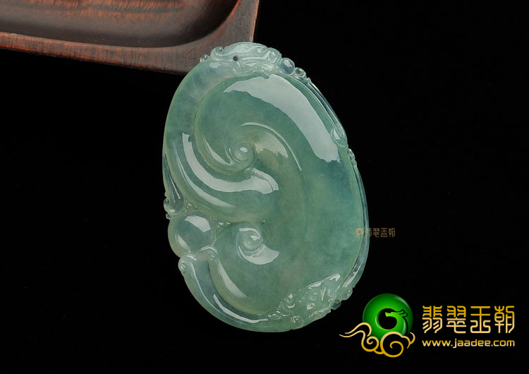 冰种晴水龙行如意挂件