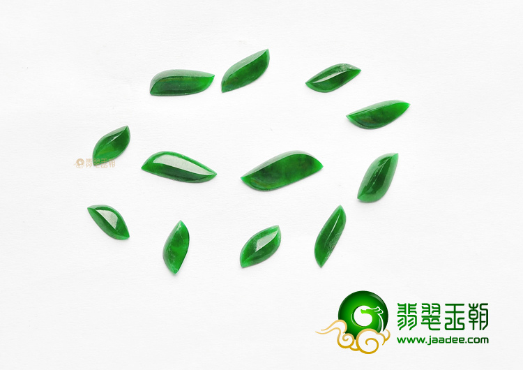 冰种帝王绿戒面(12粒一批走)