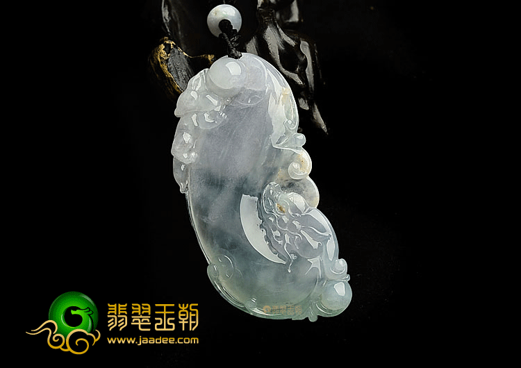 冰种淡三彩龙行如意挂件