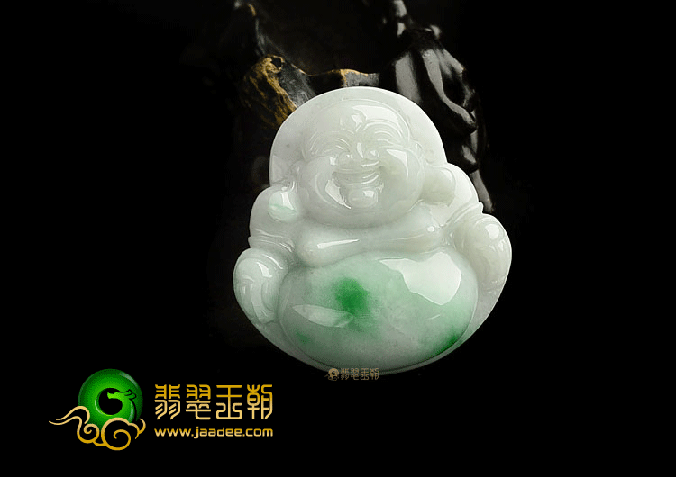 (超值推荐)细糯种飘翠玉佛挂件
