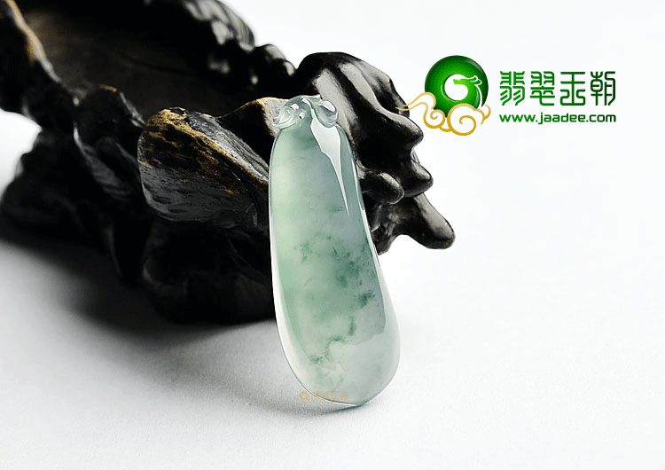 冰种飘花福瓜挂件