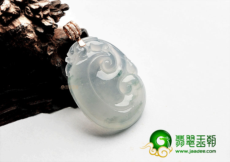 (超值推荐)冰玻种飘花如意挂件