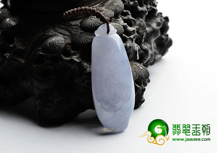 糯冰种紫罗兰福瓜挂件