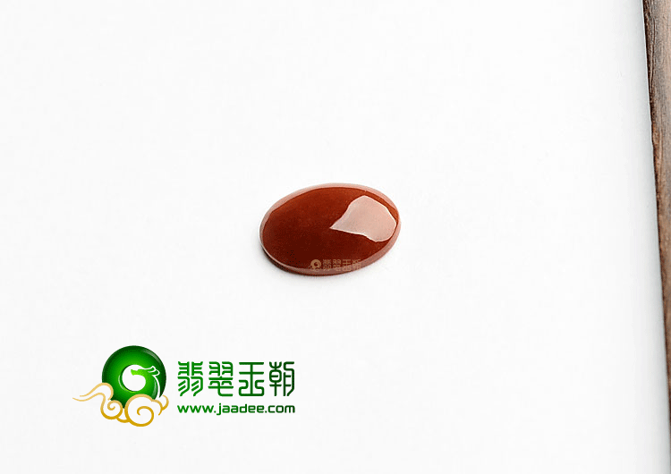 糯冰种红翡戒面