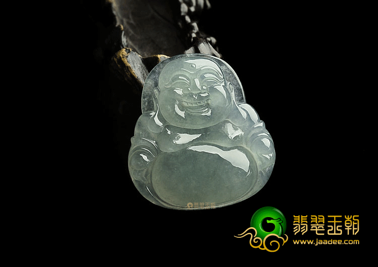 冰玻种晴水玉佛挂件