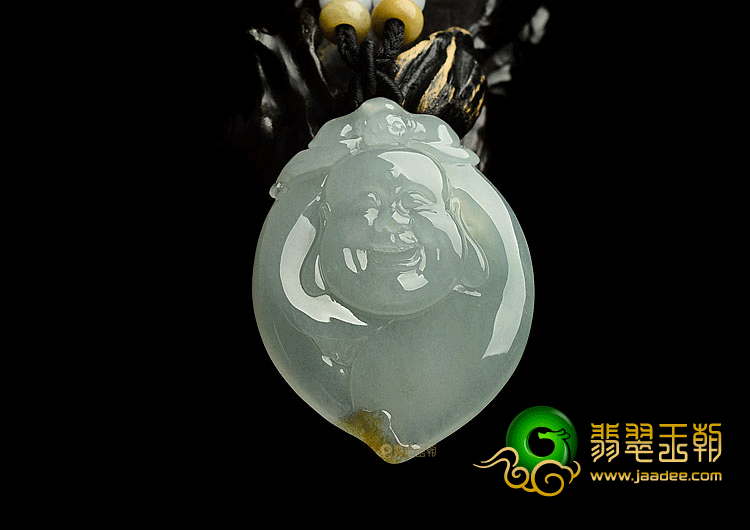 (超值推荐)冰种晴水略带黄翡佛在心中挂件