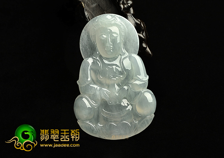 冰种晴水观音挂件