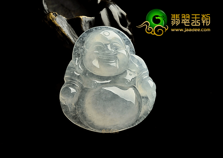 冰玻种晴水玉佛挂件