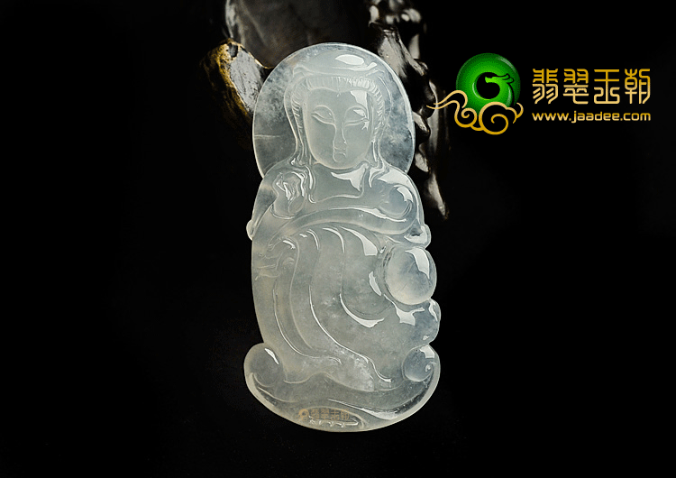 (超值推荐)冰玻种晴水观音挂件
