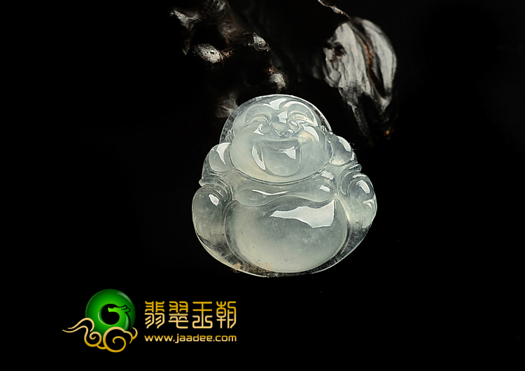 冰种晴水玉佛挂件