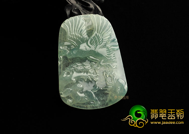 冰种晴水大展宏图挂件