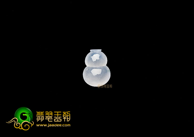冰玻种晴水葫芦戒面
