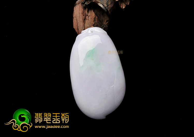 (超值推荐)糯冰种春带彩福瓜挂件