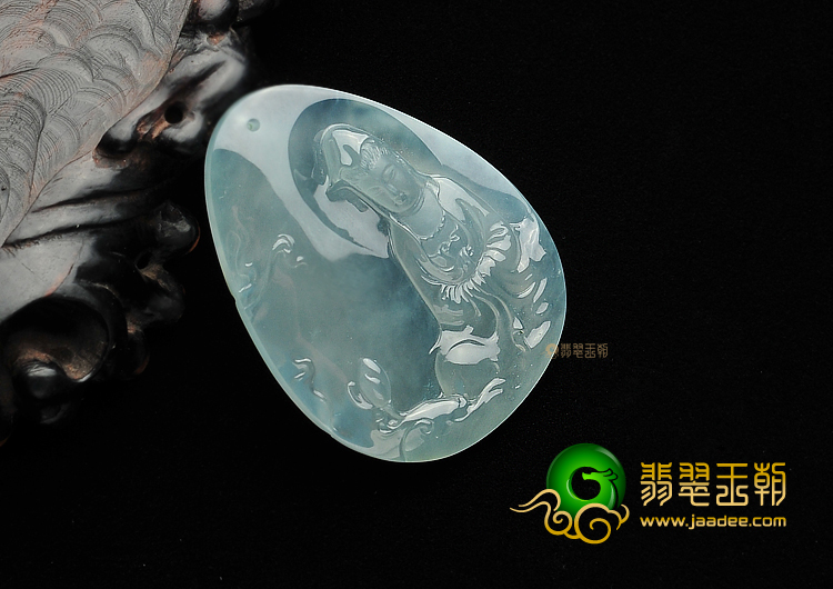 (超值推荐)冰玻种晴水观音挂件