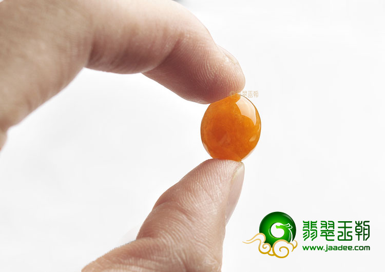 (超值推荐)糯冰种黄翡戒面