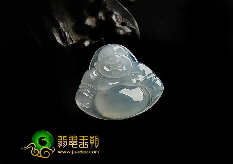 冰种晴水玉佛挂件