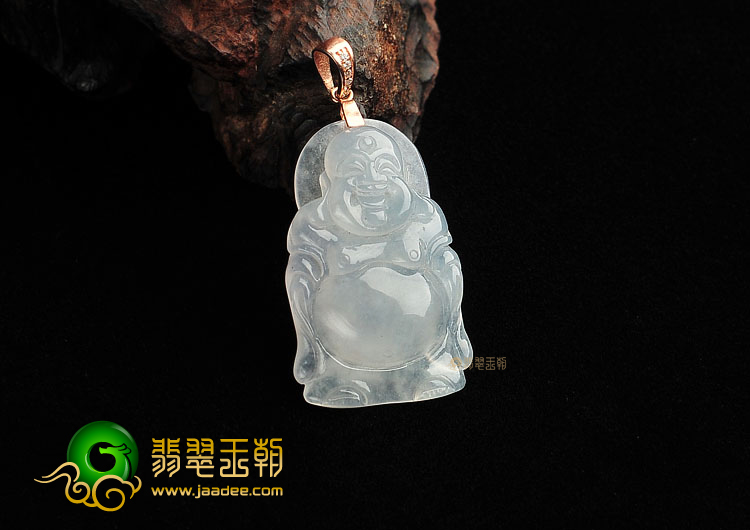 冰种晴水站佛挂件