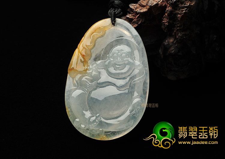 (超值推荐)冰种黄翡玉佛挂件