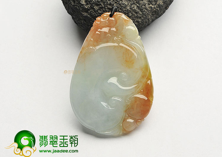 （超值推荐）糯冰种晴水红翡如意挂件