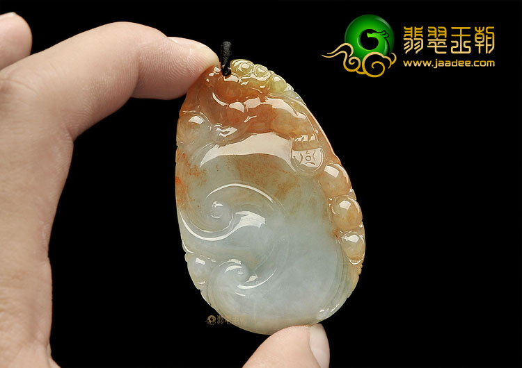 （超值推荐）糯冰种晴水红翡如意挂件