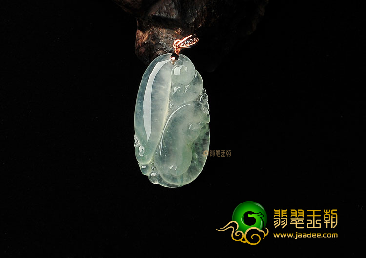 (超值推荐)冰种略飘花如意挂件