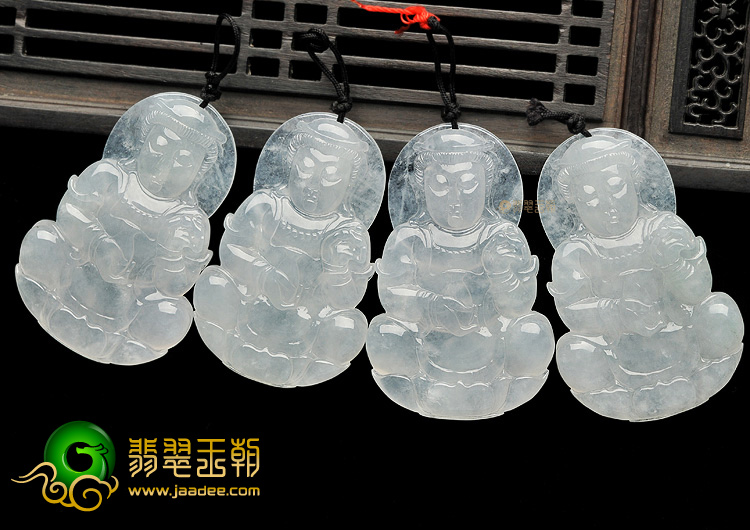 冰种白色观音挂件(一批走)
