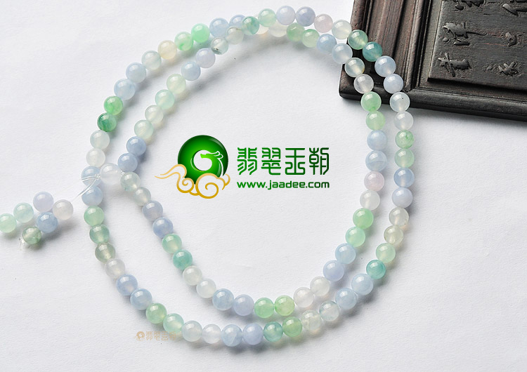 冰种三彩手链