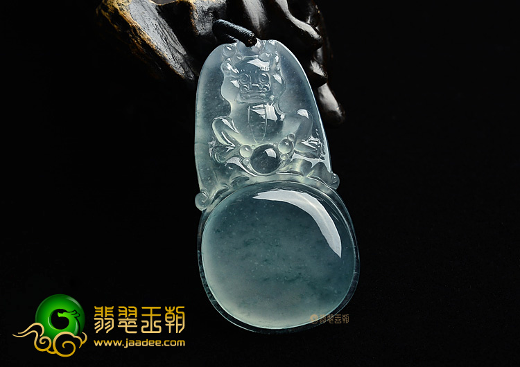 (超值推荐)冰种飘花福在眼前挂件