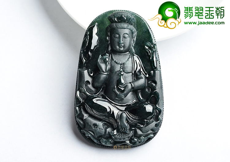 (超值推荐)冰种蓝水观音挂件