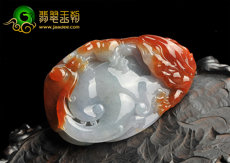 (超值推荐)糯冰种褐红翡今非昔比挂件