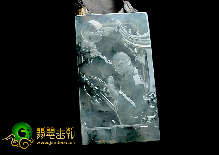 (超值推荐)冰种飘花地藏王挂件