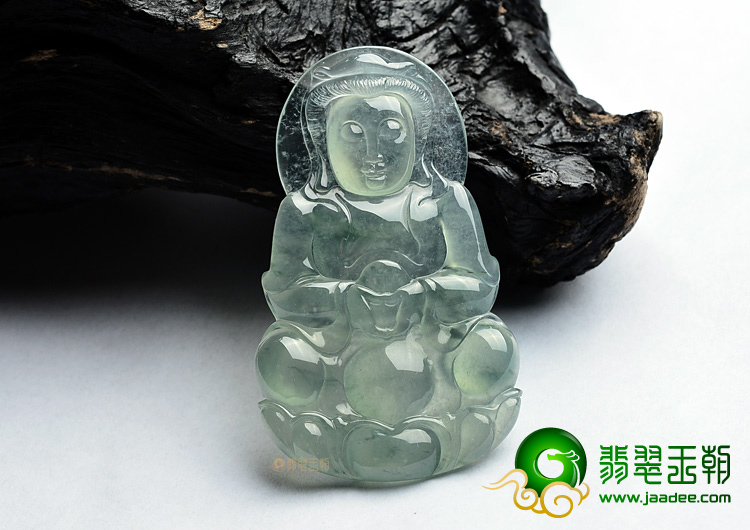 (超值推荐)冰种飘花观音挂件