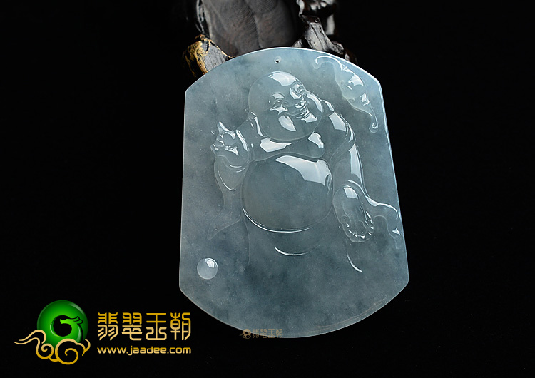 (超值推荐)糯冰种晴水玉佛挂件