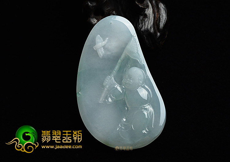 (超值推荐)冰种晴水童趣挂件