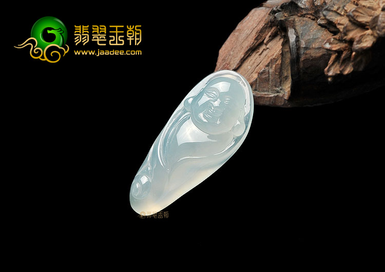 冰种晴水玉佛挂件