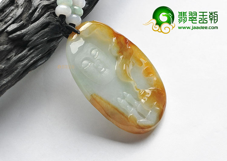 (超值推荐)冰种褐黄翡普度众生挂件