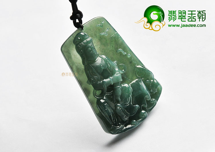 (超值推荐)冰种油青观音挂件