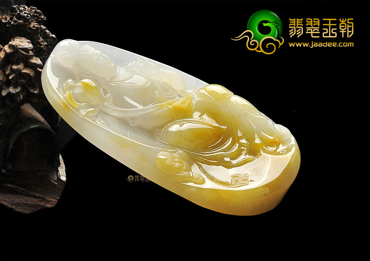 (超值推荐)冰种黄翡送子观音挂件
